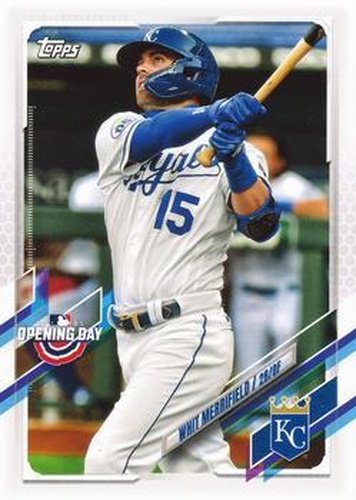 #45 Whit Merrifield - Kansas City Royals - 2021 Topps Opening Day Baseball