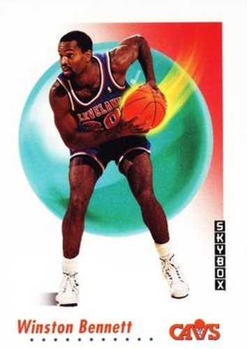 #45 Winston Bennett - Cleveland Cavaliers - 1991-92 SkyBox Basketball