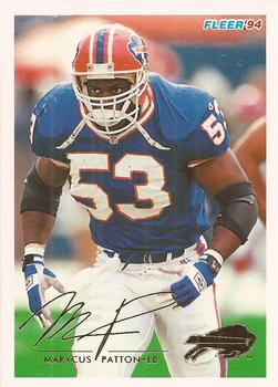 #45 Marvcus Patton - Buffalo Bills - 1994 Fleer Football