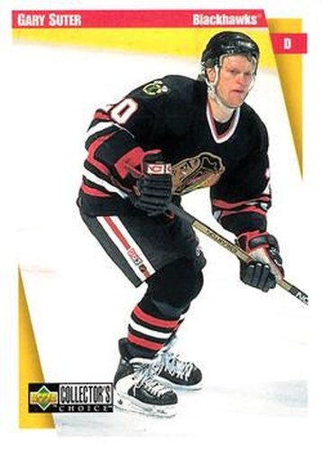 #45 Gary Suter - Chicago Blackhawks - 1997-98 Collector's Choice Hockey