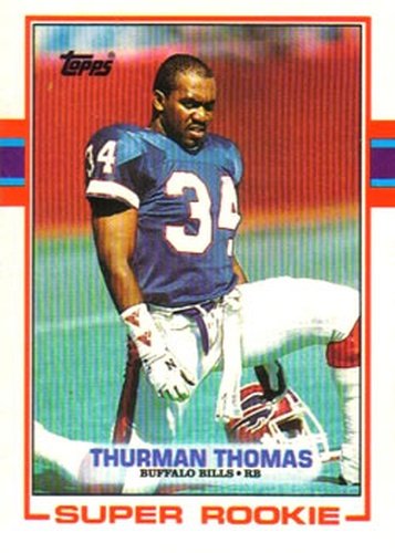 #45 Thurman Thomas - Buffalo Bills - 1989 Topps Football