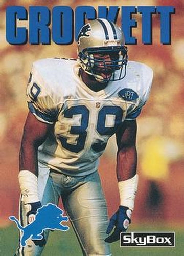 #45 Ray Crockett - Detroit Lions - 1992 SkyBox Impact Football