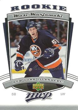 #345 Masi Marjamaki - New York Islanders - 2006-07 Upper Deck MVP Hockey