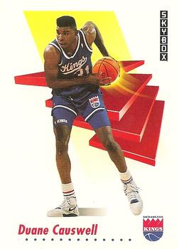 #245 Duane Causwell - Sacramento Kings - 1991-92 SkyBox Basketball