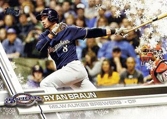 #HMW45 Ryan Braun - Milwaukee Brewers - 2017 Topps Holiday Baseball
