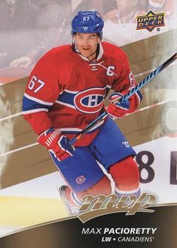 #45 Max Pacioretty - Montreal Canadiens - 2017-18 Upper Deck MVP Hockey