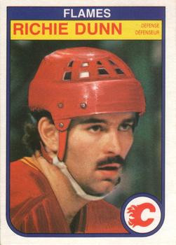#45 Richie Dunn - Calgary Flames - 1982-83 O-Pee-Chee Hockey