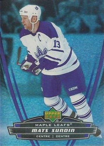 #45 Mats Sundin - Toronto Maple Leafs - 2006-07 Upper Deck McDonald's Hockey