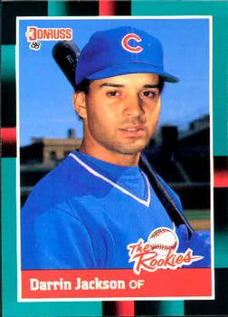 #45 Darrin Jackson - Chicago Cubs - 1988 Donruss The Rookies Baseball