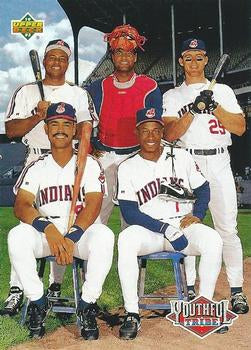 #45 Albert Belle / Sandy Alomar Jr. / Jim Thome / Carlos Baerga / Kenny Lofton - Cleveland Indians - 1993 Upper Deck Baseball