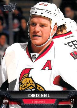 #45 Chris Neil - Ottawa Senators - 2013-14 Upper Deck Hockey
