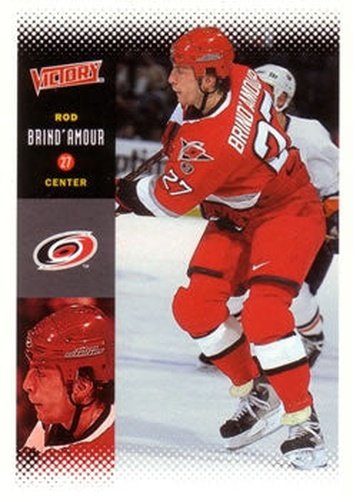 #45 Rod Brind'Amour - Carolina Hurricanes - 2000-01 Upper Deck Victory Hockey