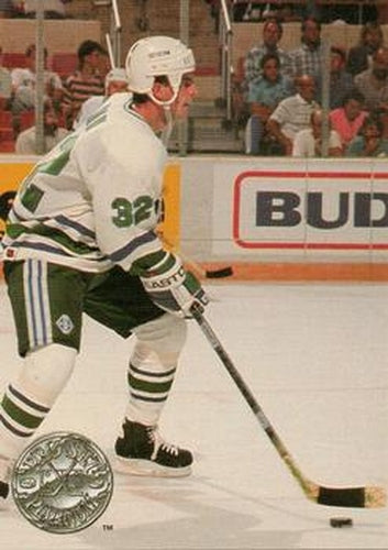 #45 Brad Shaw - Hartford Whalers - 1991-92 Pro Set Platinum Hockey