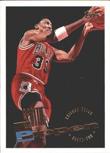 #45 Scottie Pippen - Chicago Bulls - 1995-96 Topps Basketball