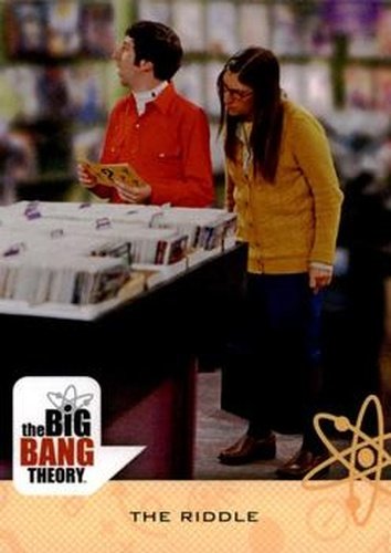 #45 The Riddle - 2016 Cryptozoic The Big Bang Theory Seasons 6 & 7