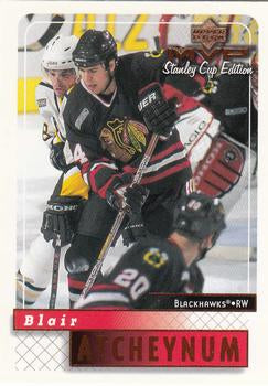 #45 Blair Atcheynum - Chicago Blackhawks - 1999-00 Upper Deck MVP Stanley Cup Edition Hockey