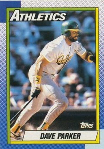 #45 Dave Parker - Oakland Athletics - 1990 Topps Baseball