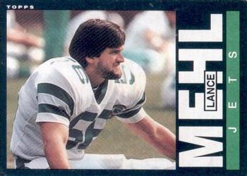 #345 Lance Mehl - New York Jets - 1985 Topps Football