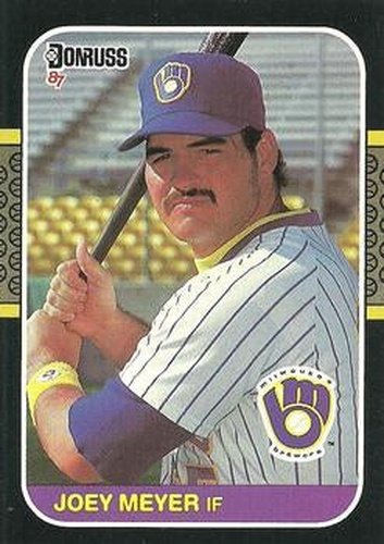 #460 Joey Meyer - Milwaukee Brewers - 1987 Donruss Baseball