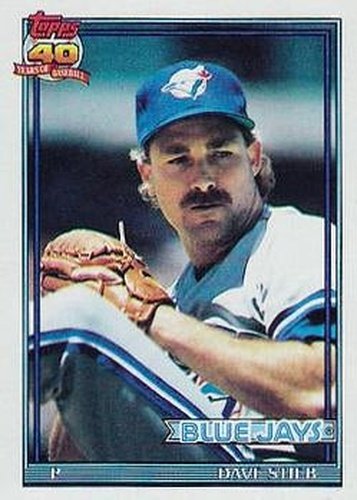 #460 Dave Stieb - Toronto Blue Jays - 1991 Topps Baseball