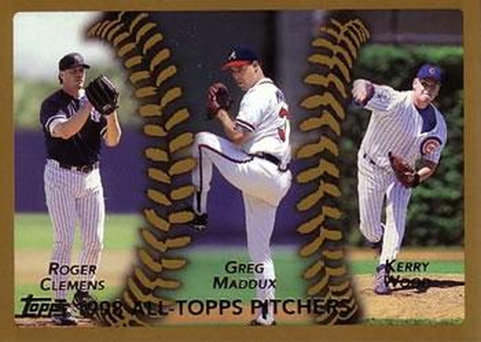 #460 Rogeremens / Greg Maddux / Kerry Wood - New York Yankees / Atlanta Braves / Chicago Cubs - 1999 Topps Baseball