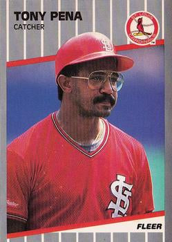 #460 Tony Pena - St. Louis Cardinals - 1989 Fleer Baseball