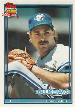#460 Dave Stieb - Toronto Blue Jays - 1991 O-Pee-Chee Baseball