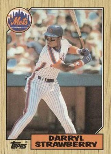 #460 Darryl Strawberry - New York Mets - 1987 Topps Baseball