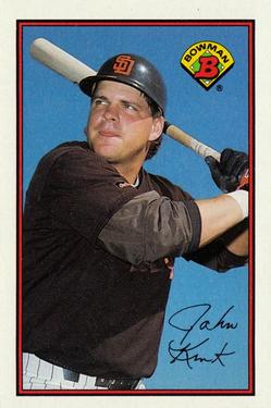 #460 John Kruk - San Diego Padres - 1989 Bowman Baseball