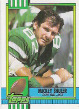 #460 Mickey Shuler - New York Jets - 1990 Topps Football