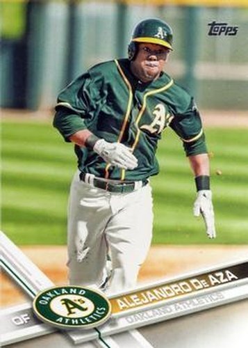 #460 Alejandro De Aza - Oakland Athletics - 2017 Topps Baseball