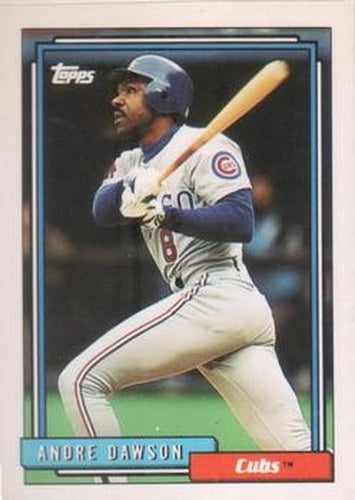 #460 Andre Dawson - Chicago Cubs - 1992 Topps Baseball