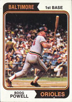 #460 Boog Powell - Baltimore Orioles - 1974 Topps Baseball