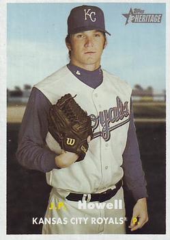 #460 J.P. Howell - Kansas City Royals - 2006 Topps Heritage Baseball