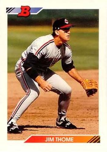#460 Jim Thome - Cleveland Indians - 1992 Bowman Baseball