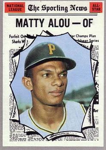 #460 Matty Alou - Pittsburgh Pirates - 1970 Topps Baseball