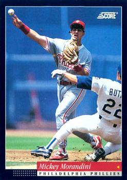 #460 Mickey Morandini - Philadelphia Phillies -1994 Score Baseball
