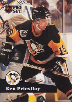 #460 Ken Priestlay - 1991-92 Pro Set Hockey
