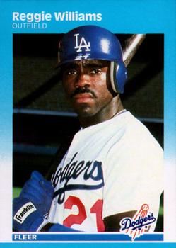 #460 Reggie Williams - Los Angeles Dodgers - 1987 Fleer Baseball