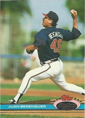 #460 Juan Berenguer - Atlanta Braves - 1991 Stadium Club Baseball