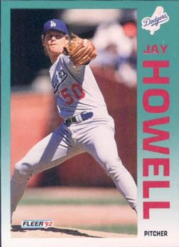 #460 Jay Howell - Los Angeles Dodgers - 1992 Fleer Baseball