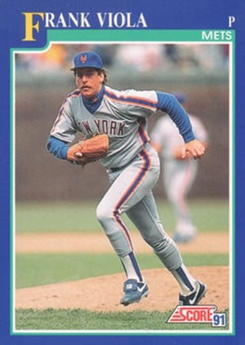 #460 Frank Viola - New York Mets - 1991 Score Baseball