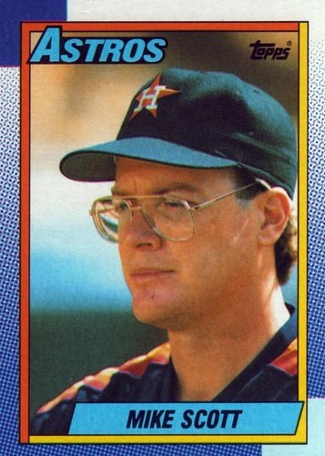 #460 Mike Scott - Houston Astros - 1990 Topps Baseball