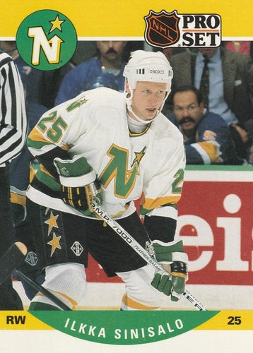 #461 Ilkka Sinisalo - Minnesota North Stars - 1990-91 Pro Set Hockey