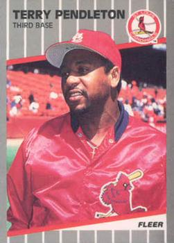#461 Terry Pendleton - St. Louis Cardinals - 1989 Fleer Baseball