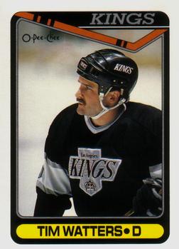 #461 Tim Watters - Los Angeles Kings - 1990-91 O-Pee-Chee Hockey