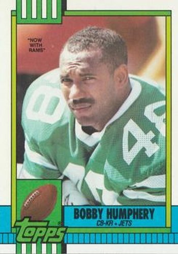#461 Bobby Humphery - Los Angeles Rams - 1990 Topps Football