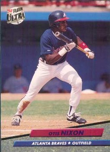 461 Otis Nixon - Atlanta Braves - 1992 Ultra Baseball – Isolated Cards