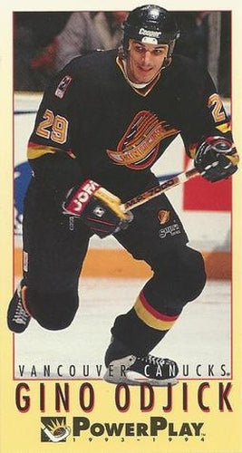 #461 Gino Odjick - Vancouver Canucks - 1993-94 Fleer PowerPlay Hockey