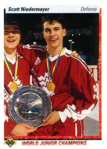 #461 Scott Niedermayer - Canada - 1990-91 Upper Deck Hockey